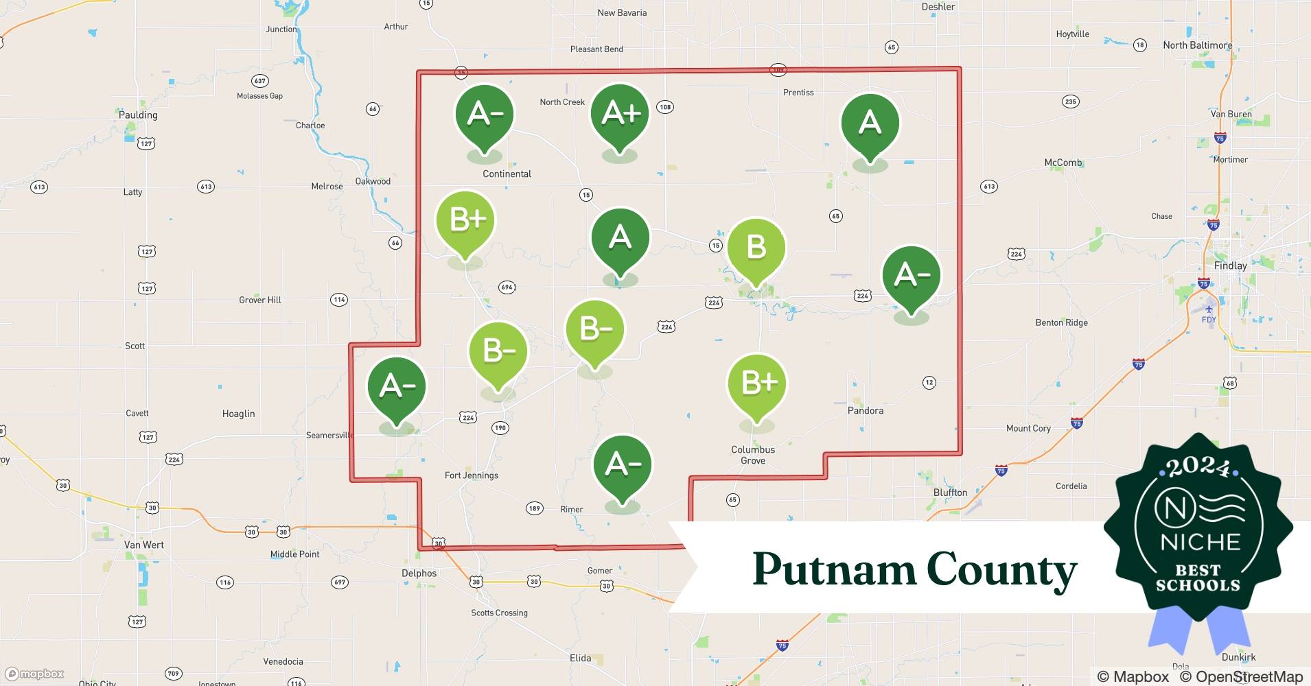 School Districts in Putnam County, OH - Niche