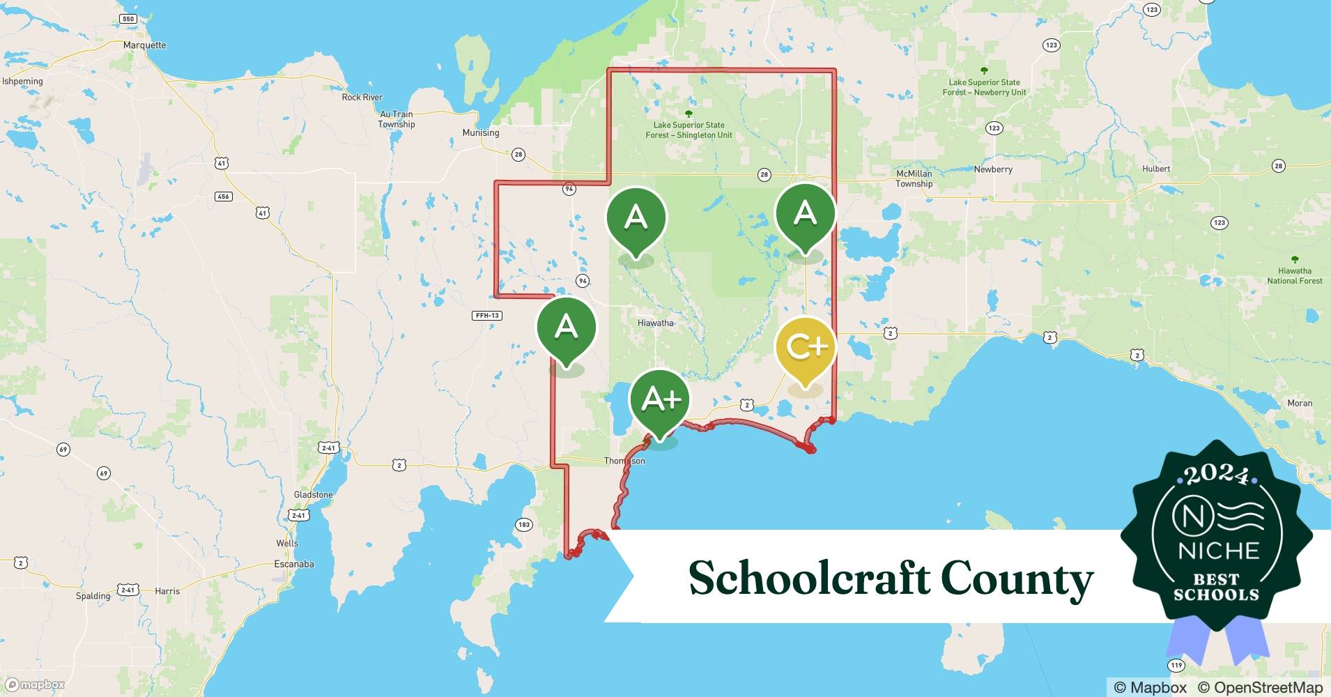 School Districts in Schoolcraft County, MI Niche