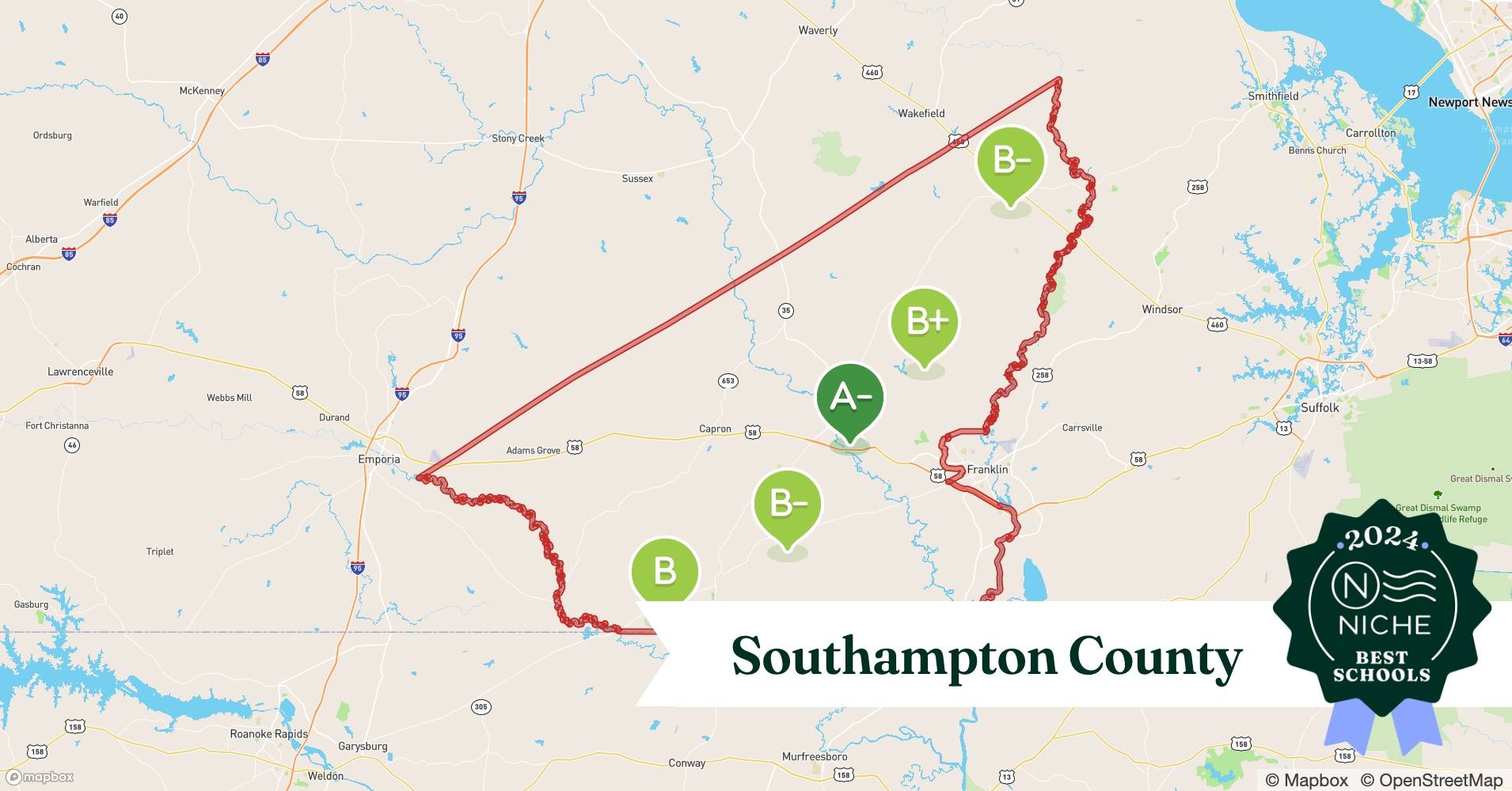 School Districts in Southampton County, VA Niche