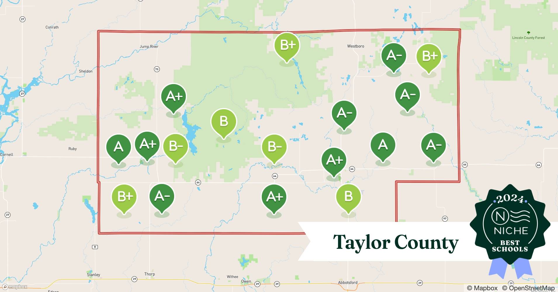 School Districts in Taylor County, WI Niche