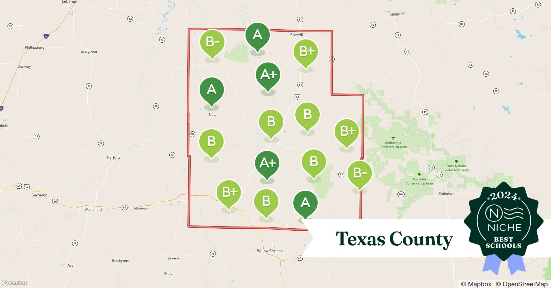 School Districts in Texas County, MO Niche