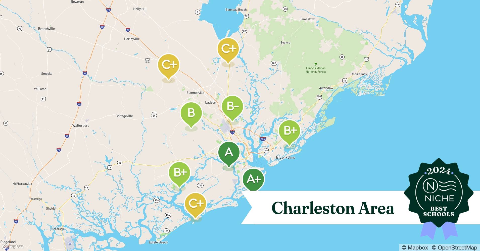 2024 Best School Districts in the Charleston Area Niche