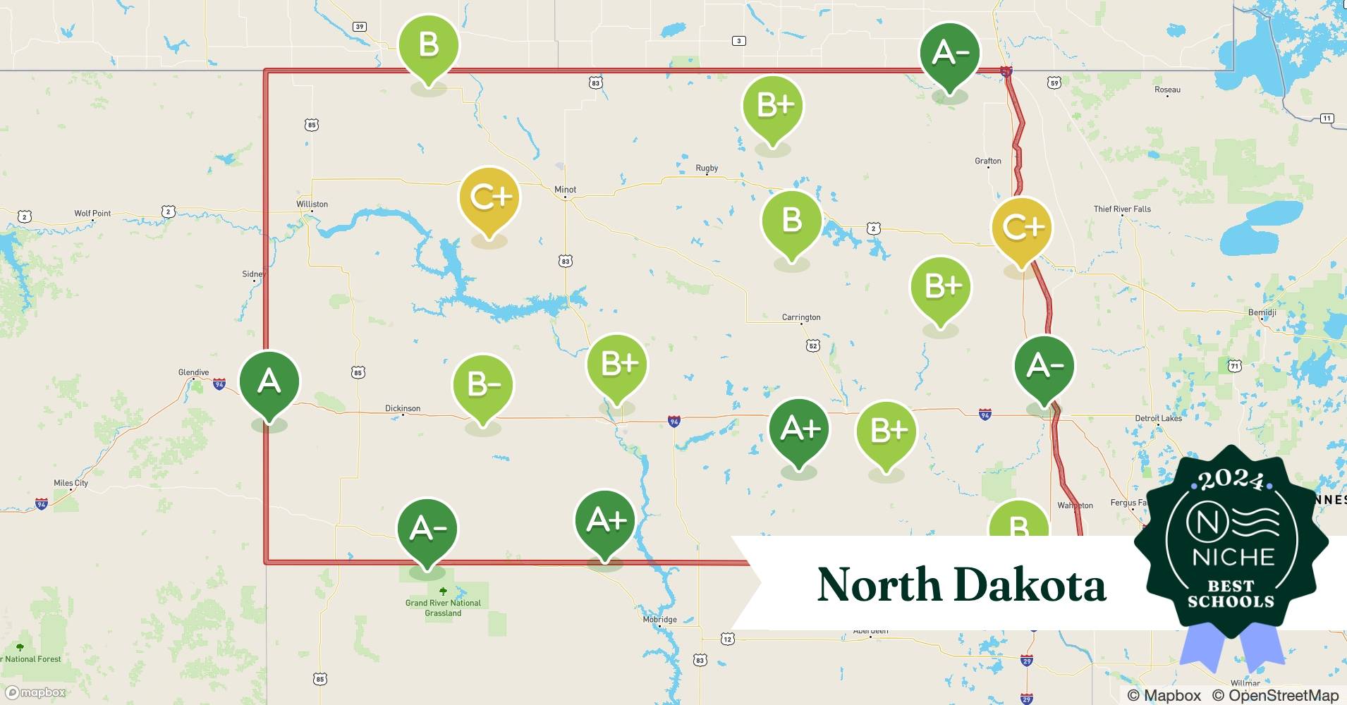2024 Best School Districts in North Dakota Niche
